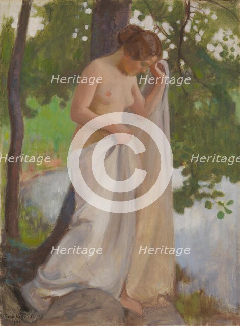 Bathing Sheet, 1906. Creator: Eero Jarnefelt.