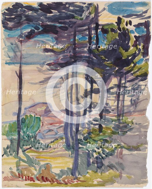 Landscape, 1900-1925. Creator: Magnus Enckell.