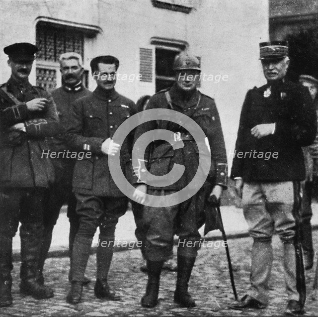 On the front and after experience he commanded 6th Royal Scots Fusiliers, c1916, (1945). Artist: Unknown.