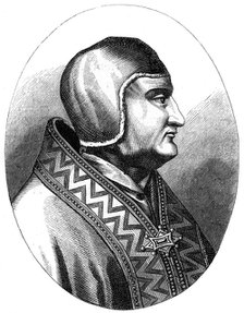 Pope Clement IV (d1268), 1849. Artist: Unknown