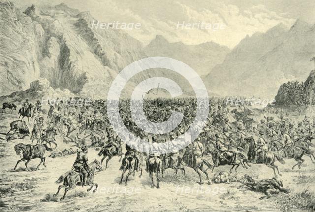 'Charge of Punjab Cavalry in the Second Action Near Charasia, on 24th April 1880', (1901).  Creator: Unknown.