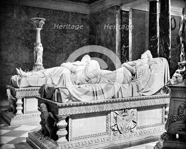 Mausoleum at Charlottenburg, Berlin, Germany, 1893.Artist: John L Stoddard