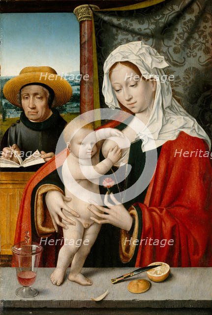 The Holy Family, possibly 1527-33. Creator: Workshop of Joos van Cleve (Netherlandish, Cleve ca. 1485-1540/41 Antwerp).