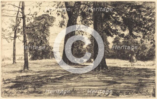 Greenwich Park, 1859. Creator: James Abbott McNeill Whistler.