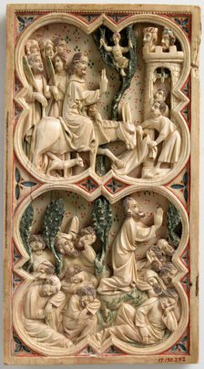 Painted Diptych, French or North Spanish, ca. 1340-60. Creator: Unknown.