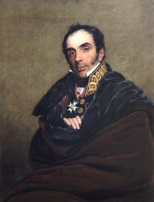 Portrait of General Miguel Ricardo da Alava, Spanish soldier, 1818.  Artist: George Dawe.
