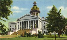 'South Carolina State Capitol, Columbia, S.C.', 1942. Creator: Unknown.