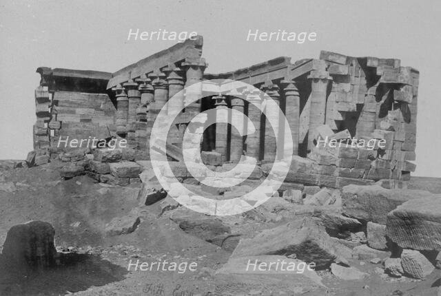 The Temple of Mahannaka, Nubia, 1857. Creator: Francis Frith.