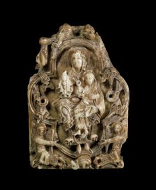 Relief (Virgin and Child), Anglo-Saxon Period, (400-1066). Artist: Unknown.