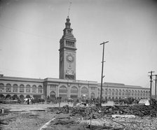 Ferry Building, San Francisco, Cal., c1906. Creator: Unknown.