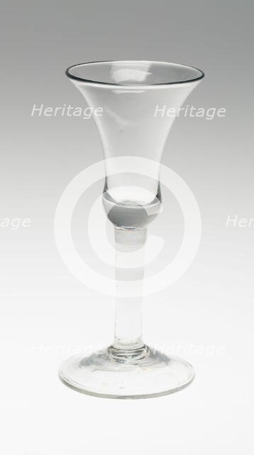 Wine Glass, England, c. 1780. Creator: Unknown.