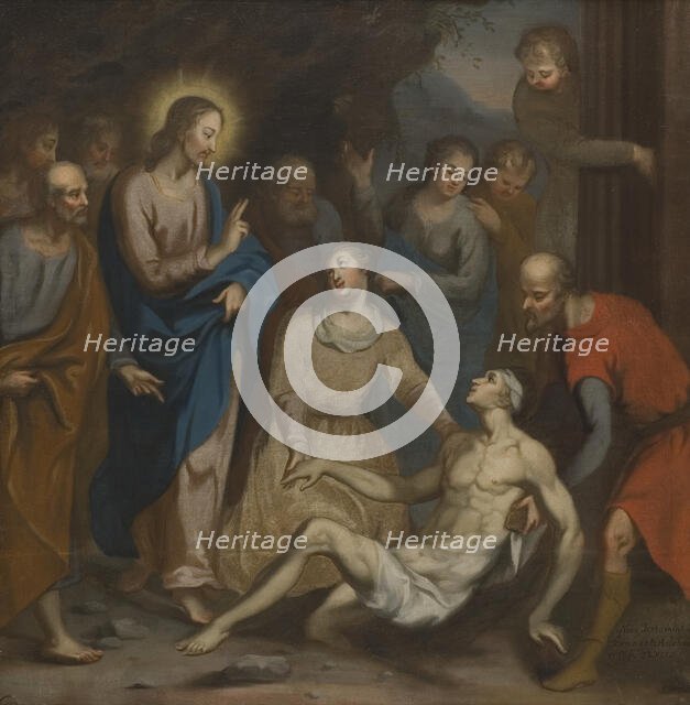 Resurrection of Lazarus, unknown date. Creator: Anon.