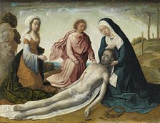 The Lamentation over the dead Christ, 1500. Creator: Juan de Flandes, the Elder.