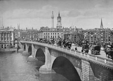 London Bridge, City of London, 1911. Artist: Pictorial Agency.