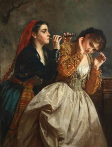 The Five Senses: Hearing, c1865. Creator: Schlesinger, Henry Guillaume (1814-1893)