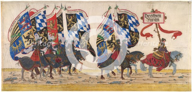 The German Princes, ca 1515. Artist: Altdorfer, Albrecht (c. 1480-1538)
