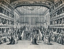 Reception of the Grand Duke and Duchess of Russia at the Theatre of San Bendetto, 1902. Artist: Unknown