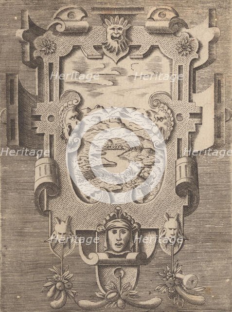 Targhe ed altri ornati di varie e capricciose invenzioni (Cartouches and other ornaments o..., 1773. Creator: Unknown.