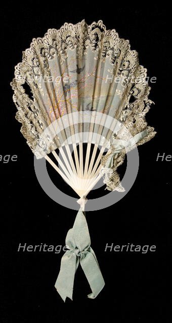 Fan, French, 1880-89. Creator: Unknown.