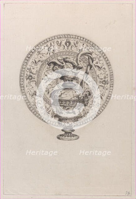 Ewer and Basin, 1862. Creator: Jules-Ferdinand Jacquemart.