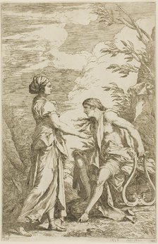 Apollo and the Cumean Sybil, c. 1780. Creator: Carlo Antonini.