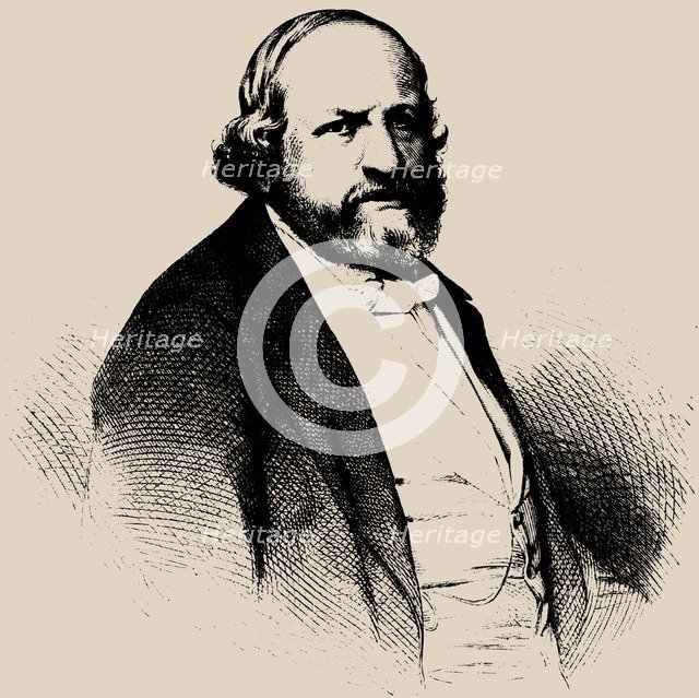 Portrait of Ferdinand von Hiller (1811-1885), 1865.