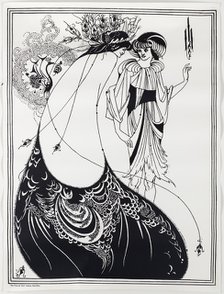 The Peacock Skirt. Illustration for Salome by Oscar Wilde, 1894.