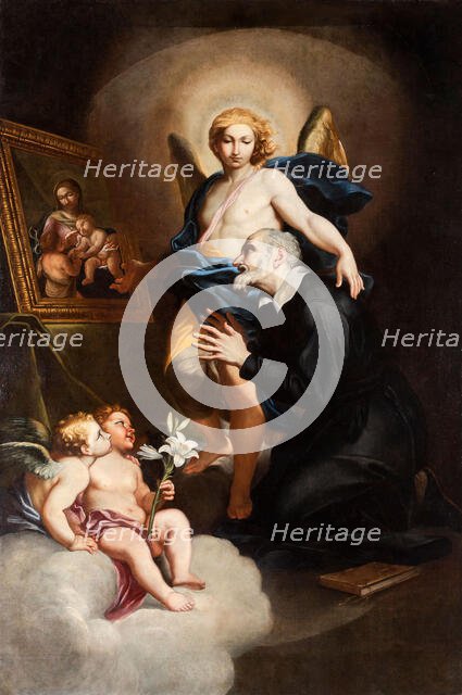 Saint Philip Neri in prayer, 1670. Creator: Maratta, Carlo (1625-1713).