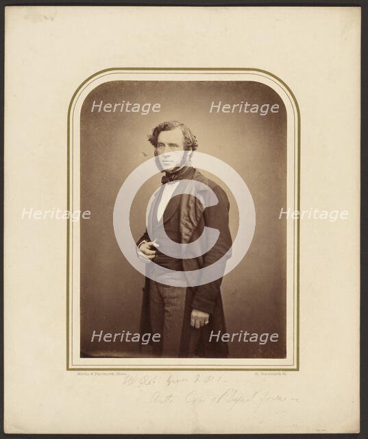 W. Robert Grove, F.R.S., 1854-1865. Creator: Maull & Polyblank.