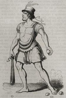 Majorcan slinger, 1852. Creator: Unknown.