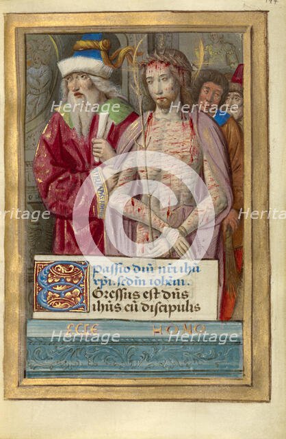 Ecce Homo; Poncher Hours, about 1500. Creator: Jean Pichore.