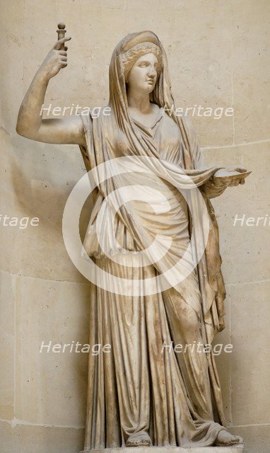 Hera Campana. Roman copy of an hellenistic original, 2th century BC. Artist: Art of Ancient Rome, Classical sculpture  