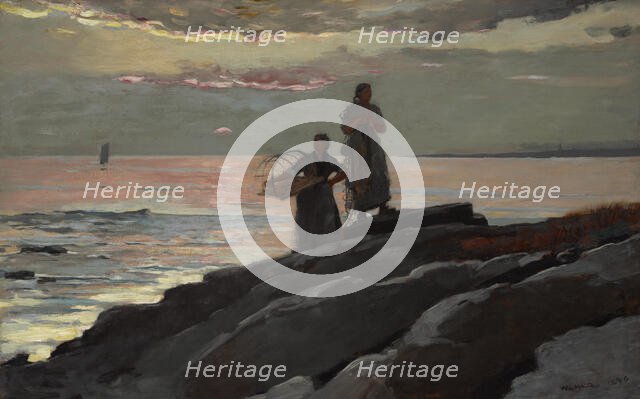 Saco Bay, 1896. Creator: Winslow Homer.