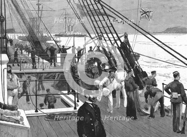 ''The Naval Mobilisation, "War is declared and we put to sea', 1888. Creator: J Nash.