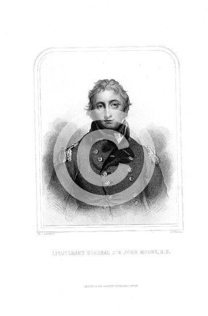 John Moore, Scottish-born British soldier. Artist: Unknown