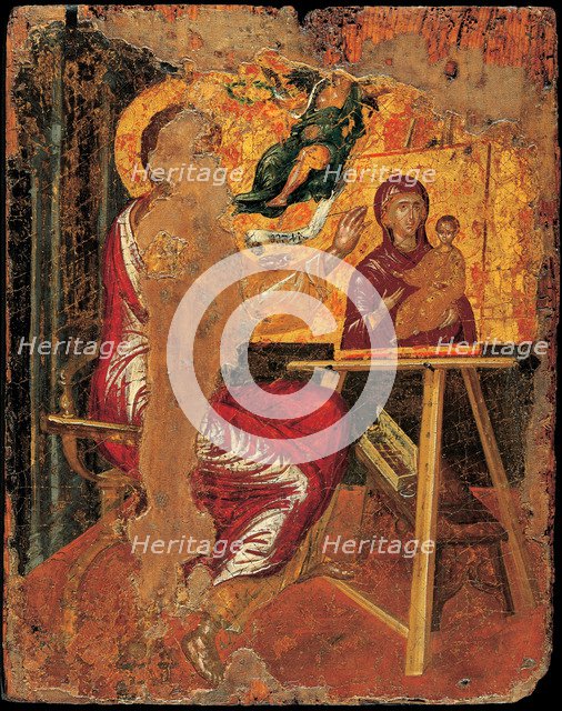 Saint Luke Drawing the Virgin, 1560s. Artist: El Greco, Dominico (1541-1614)