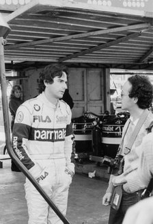 Nelson Piquet, Grand Prix of Europe, Brands Hatch, Kent, 1983. Artist: Unknown