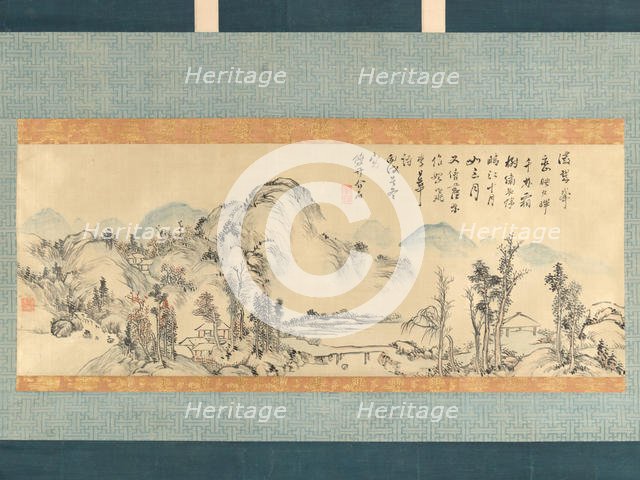Green Peaks, 1826. Creator: Noro Kaiseki.