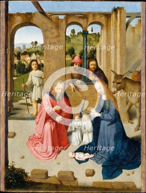 The Nativity, early 1480s. Creator: Gerard David.