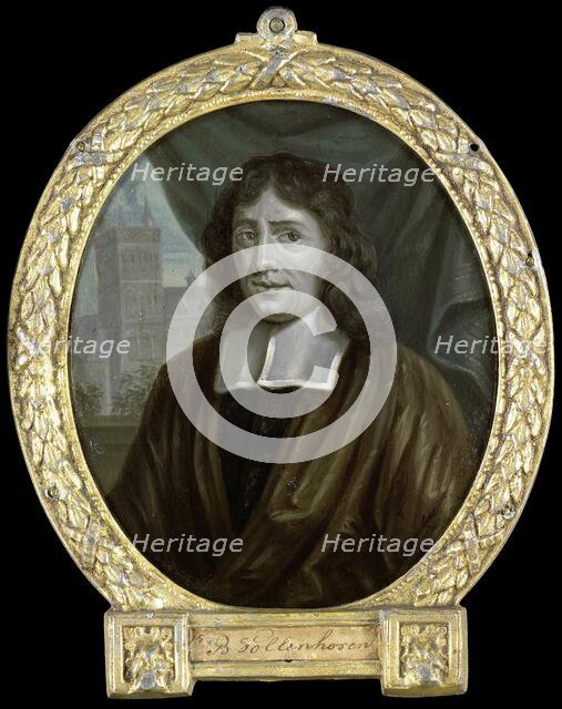 Portrait of Joannes Vollenhove, Clergyman and Poet in The Hague, 1700-1732. Creator: Arnoud van Halen.