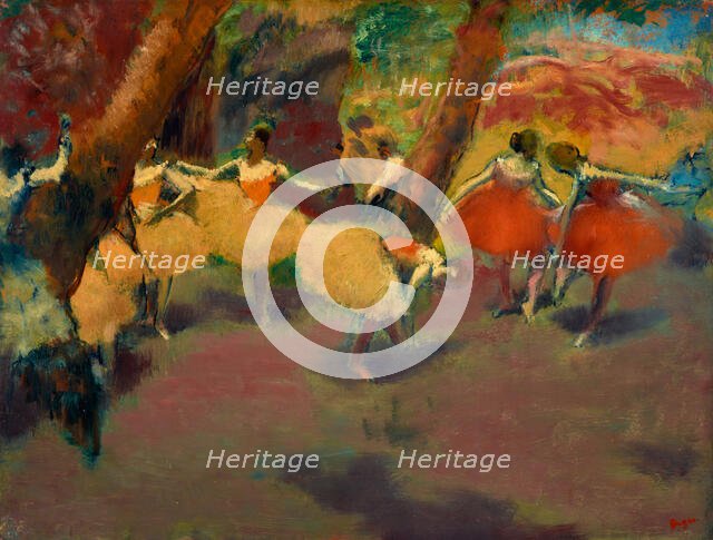 Before the Performance, c1896-1899. Creator: Degas, Edgar (1834-1917).