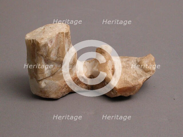 Feet Fragment, Coptic, 4th-7th century. Creator: Unknown.