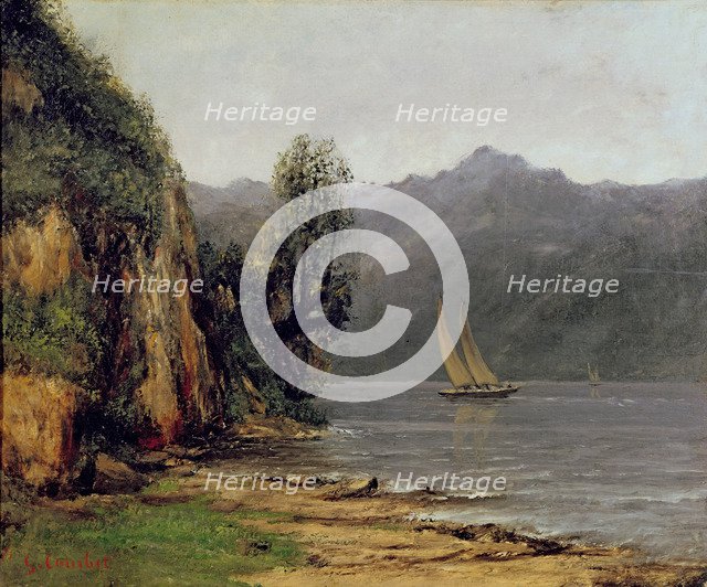 Vue du Lac Leman, ca 1873-1877.