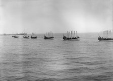 U.S.S. Massachusetts, boat drill, between 1896 and 1901. Creator: Unknown.