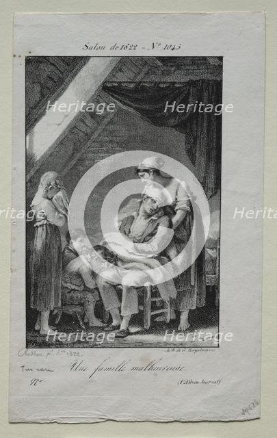 An Unfortunate Family, 1822. Creator: Pierre-Paul Prud'hon (French, 1758-1823).