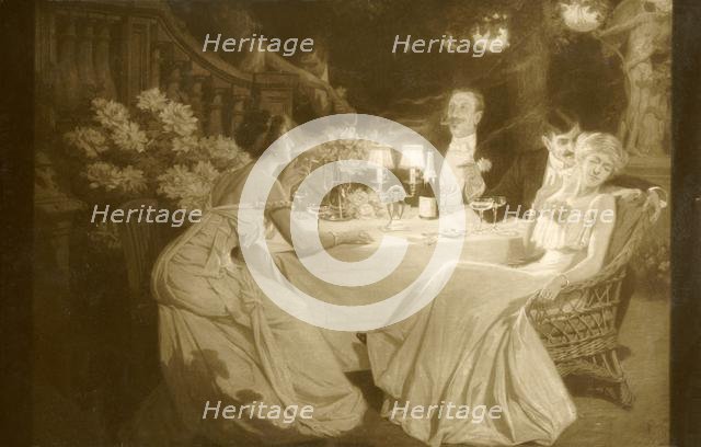 'Salon 1910. (Ludovic Alleaume) After Dinner', 1910. Creator: Unknown.