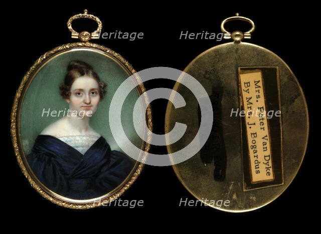Mrs. Peter Van Dyke, ca. 1835. Creator: Margaret Bogardus.