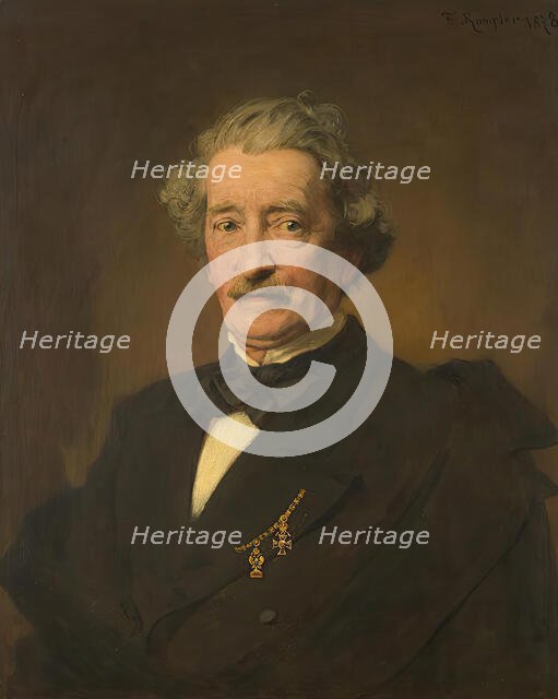 The lawyer and writer Franz Theobald Freiherr von Rizy, 1878. Creator: Franz Rumpler.