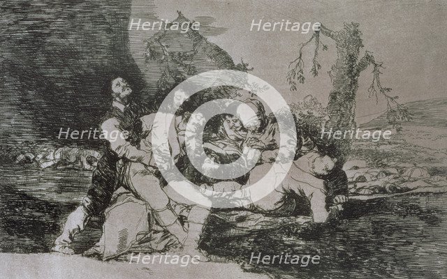 The Disasters of War, a series of etchings by Francisco de Goya (1746-1828), plate 20: 'Curarlos,…
