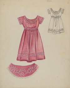 Child's Dress, c. 1937. Creator: Al Curry.